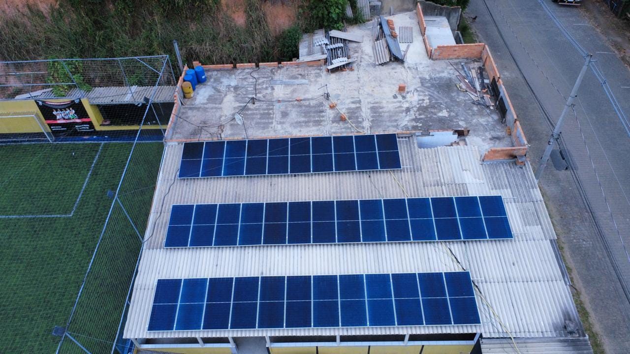 Projeto comercial PAOM em Osasco — quadra esportiva e lanchonete