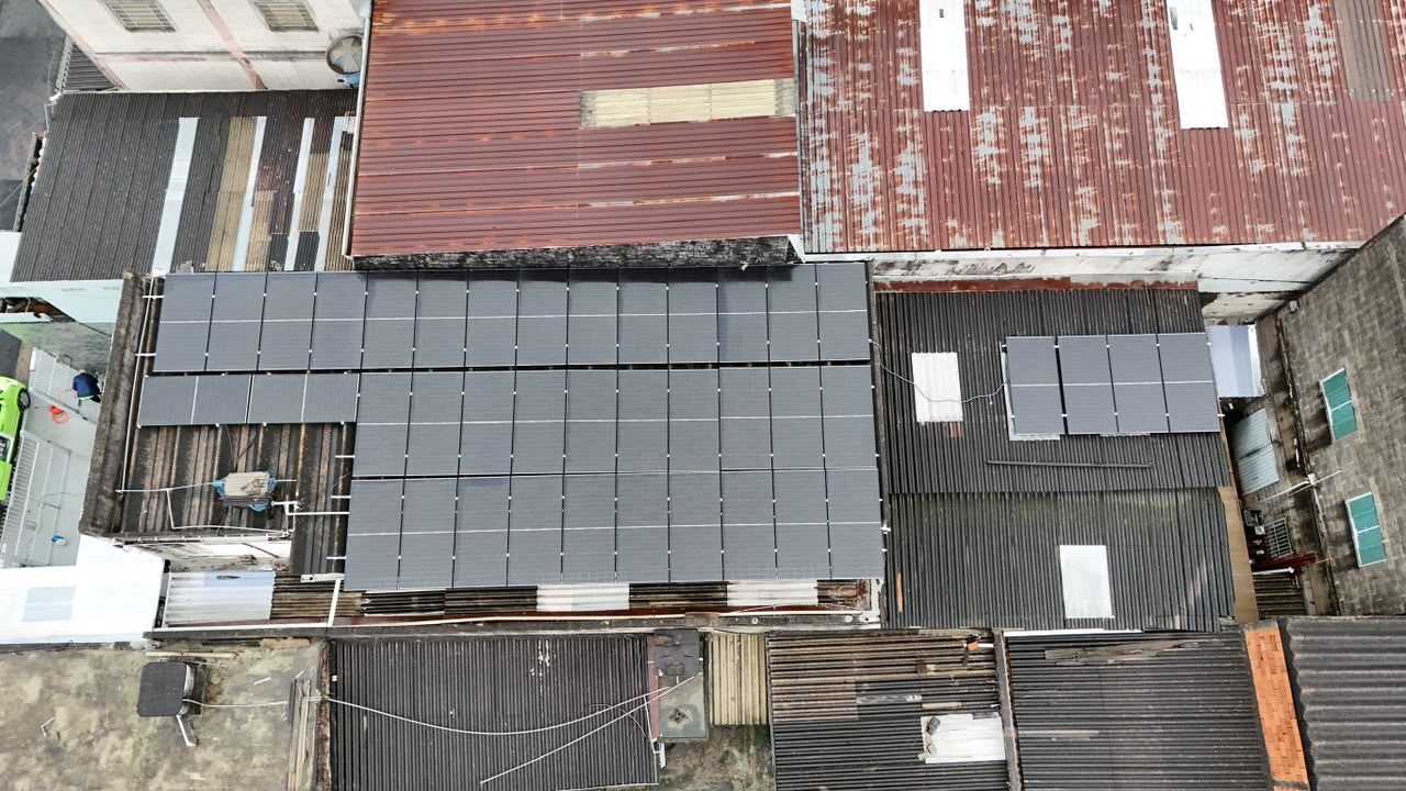 Projeto industrial PAOM em Diadema com 40 placas